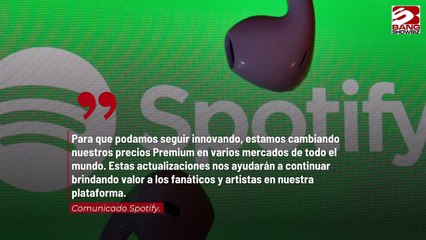 Spotify sube los precios de su suscripción