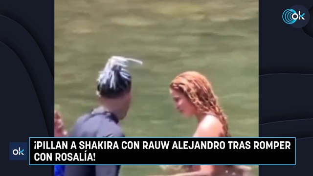 ¡Pillan a Shakira con Rauw Alejandro tras romper con Rosalía!