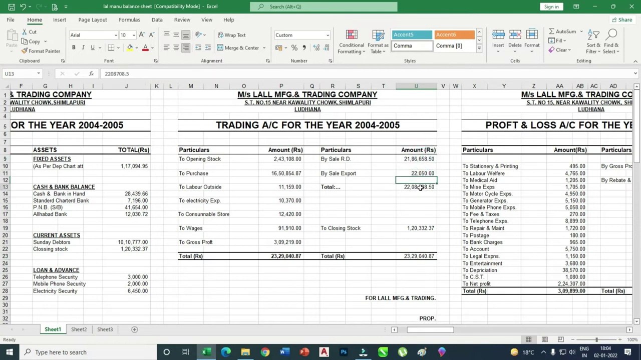 HOW TO MAKE BALANCE SHEET AUTOMATIC WITH EXCEL FORMULA video Dailymotion