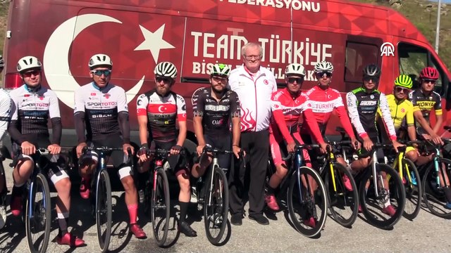 KAYSERİ - Bisiklet Milli Takımı, Dünya Şampiyonası öncesi Erciyes'te oksijen depoluyor