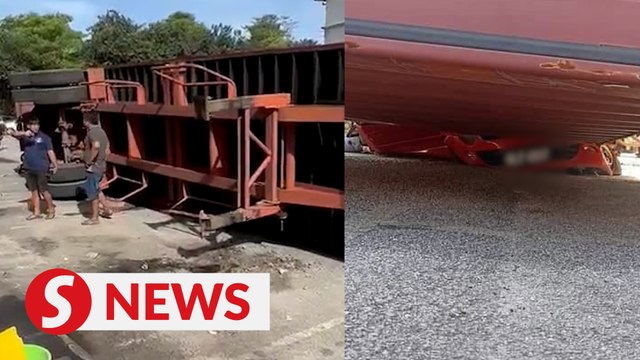 Man crushed to death by toppled container in Klang