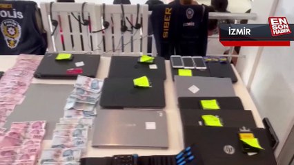 İzmir'de öğrencileri ve depremzedeleri hedef alan dolandırıcılar yakalandı