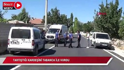 Kaçmaya çalışan kardeşini vurdu