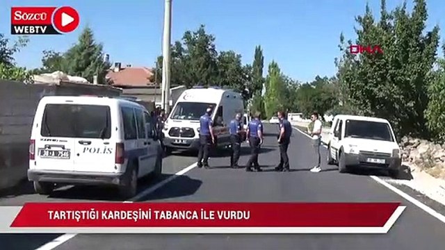 Kaçmaya çalışan kardeşini vurdu