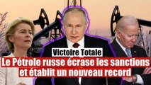 La Russie écrase une nouvelle fois les sanctions contre le pétrole russe