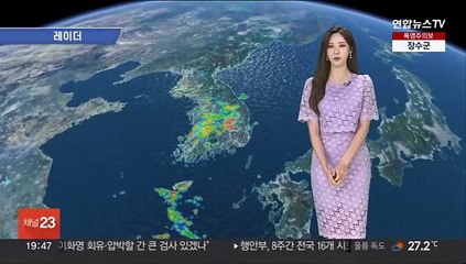 [날씨] 장마 끝나고 찜통더위…밤까지 요란한 소나기
