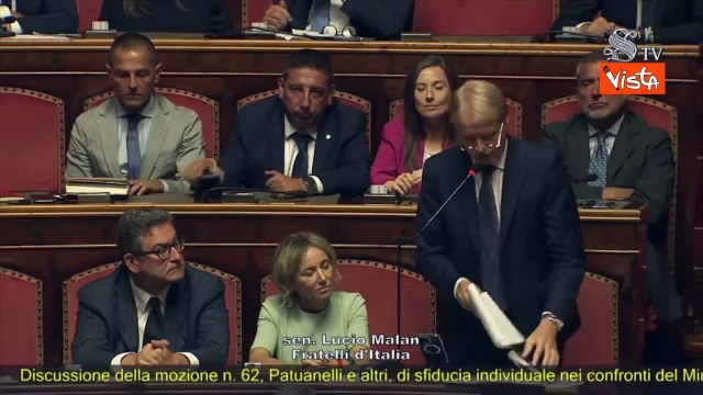 Malan: Mozione a sproposito, nulla contro la ministra Santanch?