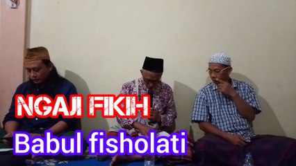Ngaji fikih Babul fisholati