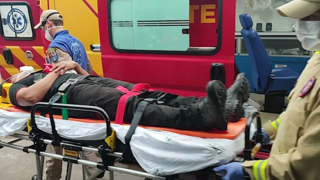 Motociclista fica ferido após colisão com Fiesta no Bairro Cancelli