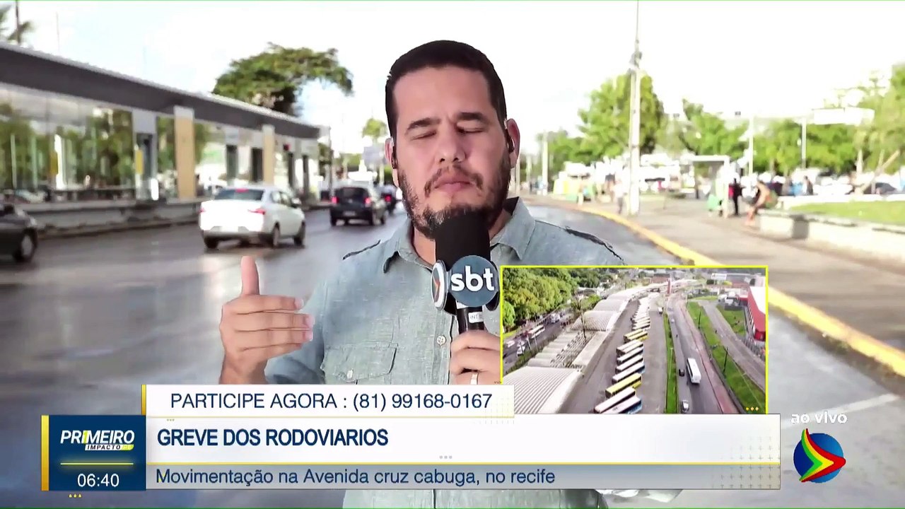 GREVE DE ÔNIBUS GRANDE RECIFE: MOVIMENTAÇÃO TRA...