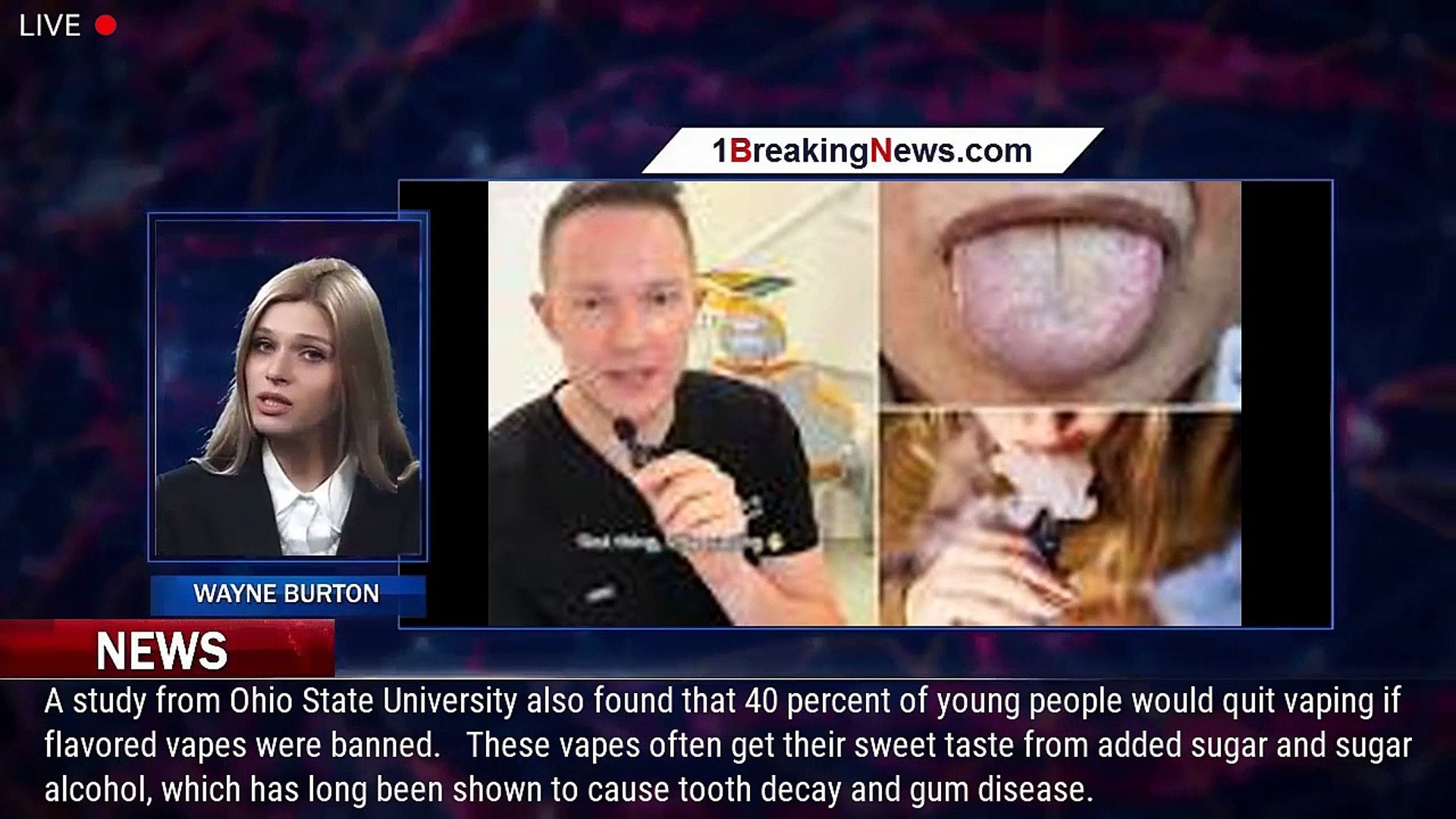 E cigarettes are causing new health condition dubbed vape tongue that