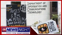 Grupo nanawagang huwag ituloy ang pagdeactivate ng SIM | News Night