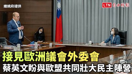 蔡英文會見歐洲議會外委會：攜手深化台歐合作，共建民主堡壘🤝