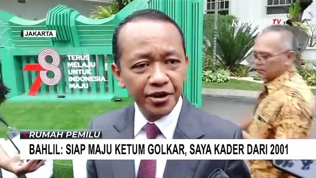 Ditanya Kesiapan Maju Ketua Umum Golkar, Bahlil Lahadalia: Siap Maju, Saya Kader dari 2001