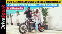 First Electric Royal Enfield Bullet In India | BULLETEER CUSTOMS  | #KurudiNPeppe