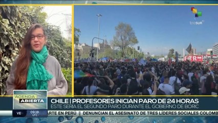 Profesores en Chile inician paro de 24 horas