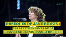 Obsèques de Jane Birkin : les petits enfants de la chanteuse réunis dans la douleur