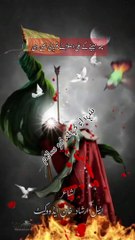 Waqia Karbala -6 mahine k Ali asghar R.a ne qurbani bhi di