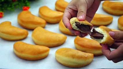 Nutella filled donut recipe