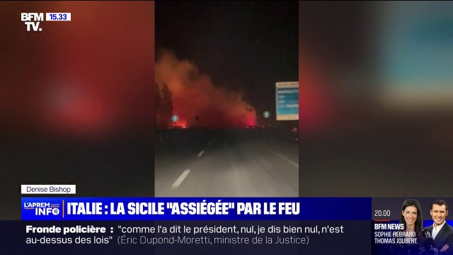 Italie: la Sicile ravagée par les flammes, les pompiers se déploient sur plusieurs zones