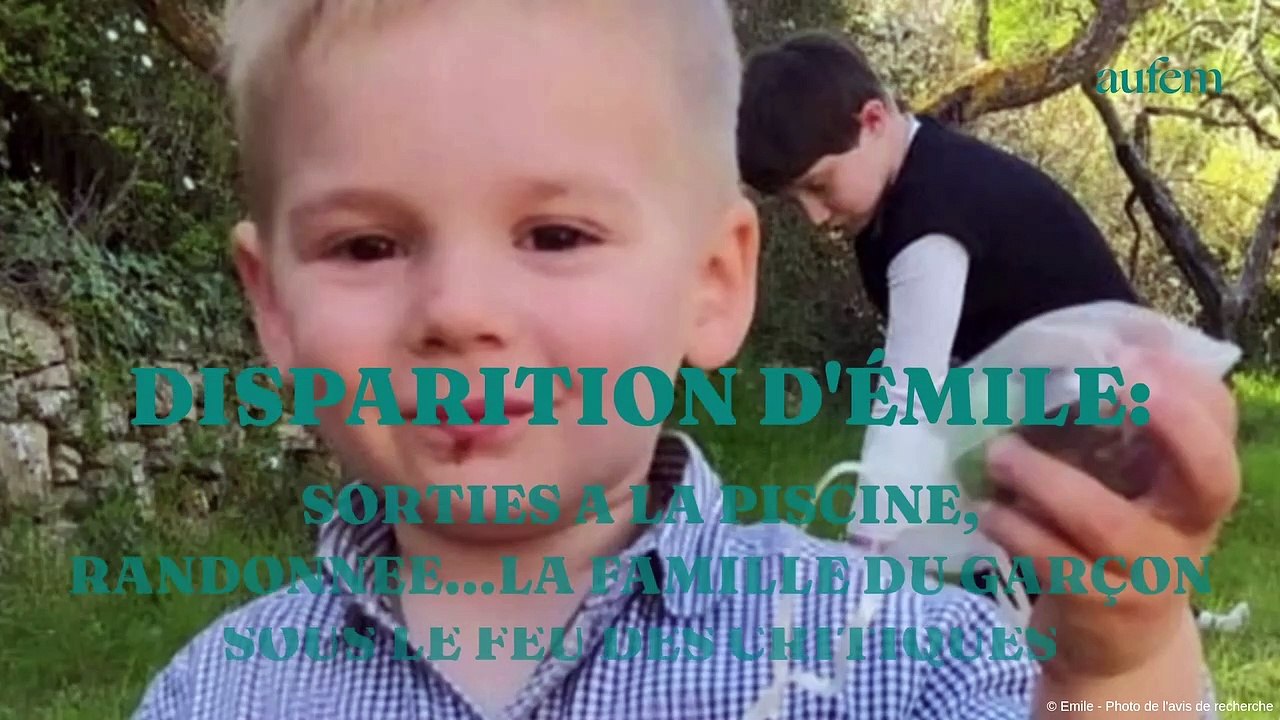 Disparition d'Emile : sorties à la piscine, randonnée... la famille du garçon sous le feu des critiques