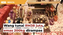 Sindiket rasuah: ‘Datuk’ ditahan, rampasan wang tunai RM38 juta, emas 200kg