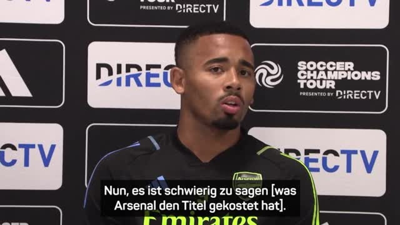 Jesus: "nervosität" hat uns den titel gekostet