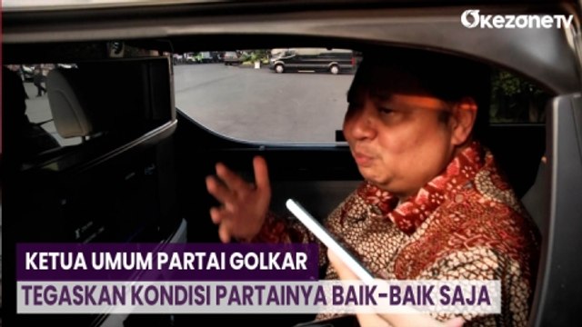Ketua Umum Partai Golkar Tegaskan Kondisi Partainya Baik-Baik Saja