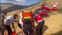 KOAH Hastasının imdadına ambulans helikopter yetişti