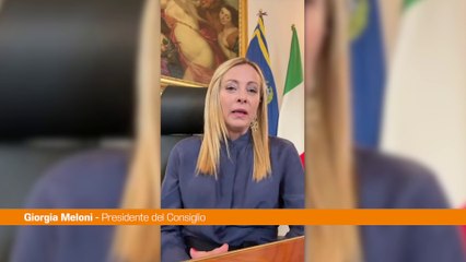 Meloni ""Obiettivo varare grande piano di prevenzione idrogeologica"