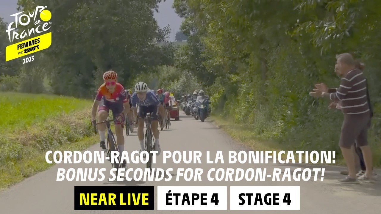 Bonus seconds for Cordon-Ragot!  - Stage 4 - Tour de France Femmes avec Zwift 2023