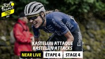 Kastelijn attacks - Stage 4 - Tour de France Femmes avec Zwift 2023