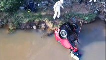 Quatro pessoas são encontradas mortas dentro de carro que caiu no Rio Iguaçu