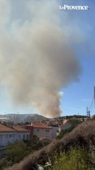 Important départ de feu signalé sur la commune des Pennes-Mirabeau