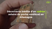 En Allemagne, un cadran solaire de poche médiéval a été découvert