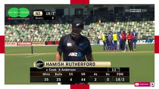 James Anderson 5 wickets for 34 runs vs New Zealand 2nd ODI 2013 @ Napier