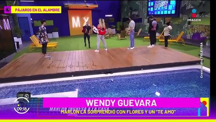 Wendy Guevara recibe la visita de Marlon y le dice “te amo”