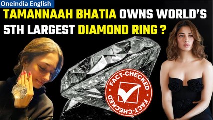 Tamannaah Bhatia breaks silence on image owning 5th Largest Diamond In The World | Oneindia News