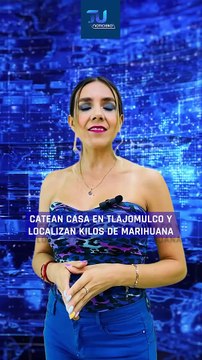 Tras un cateo en una finca ubicada en el fraccionamiento Real del Valle, en Tlajomulco; fueron localizados varios bultos con marihuana, una motocicleta y placas de circulación #TuNotiReel