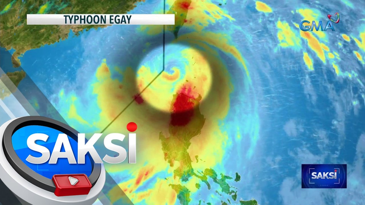 Bagyong Egay, bahagyang humina | Saksi