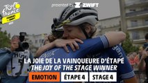 Winner's emotion - Stage 4 - Tour de France Femmes avec Zwift 2023