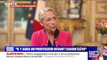 Critiqué pour avoir suivi une scolarité privée, "Gabriel Attal va être à l'écoute des enseignants et des parents" selon Élisabeth Borne