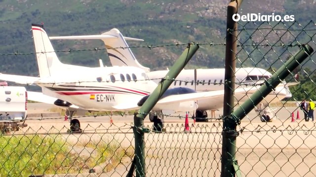 Juan Carlos llega a Sanxenxo en su tercera visita a España desde su marcha a Abu Dabi