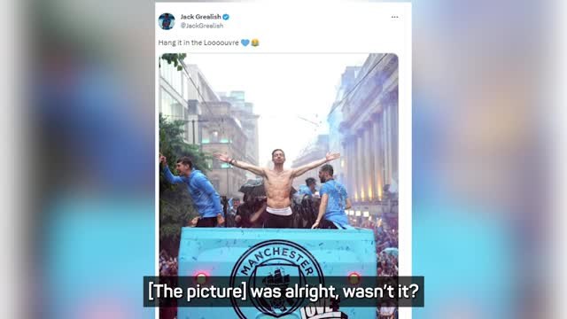 Grealish recounts treble celebrations