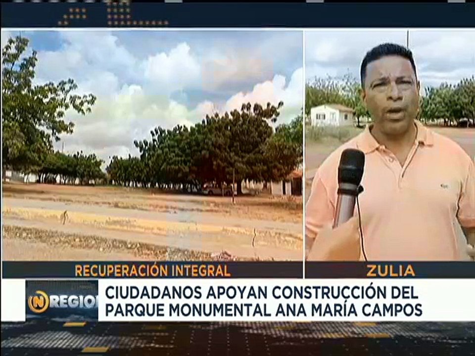 Pueblo zuliano agradece a la iniciativa de la  construcción del Parque Monumental Ana María Campos