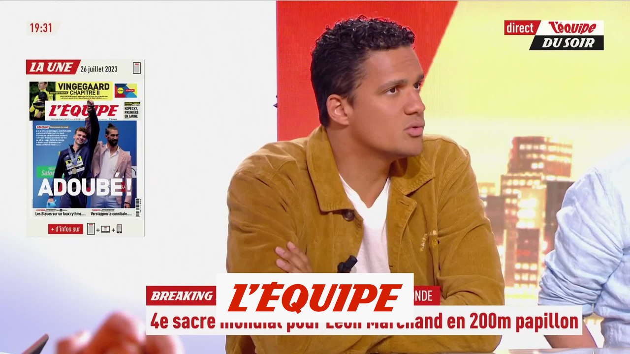 Pedurand : «Léon Marchand a des qualités physiques hors normes» - Natation - Mondiaux (H)