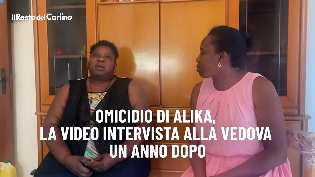 Omicidio di Alika, la video intervista alla vedova un anno dopo