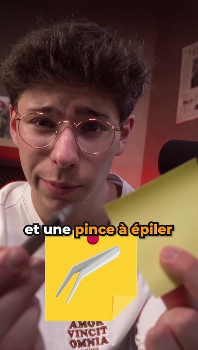 De l'art avec une pince à épilée et du papier ?
