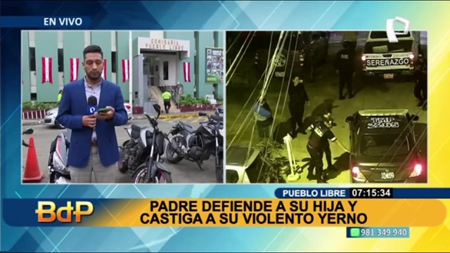 Pueblo Libre: padre defiende a su hija y agrede brutalmente a yerno por golpearla