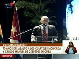 Conmemoración 70 años del asalto a los cuarteles Moncada y Carlos Manuel de Céspedes en Cuba
